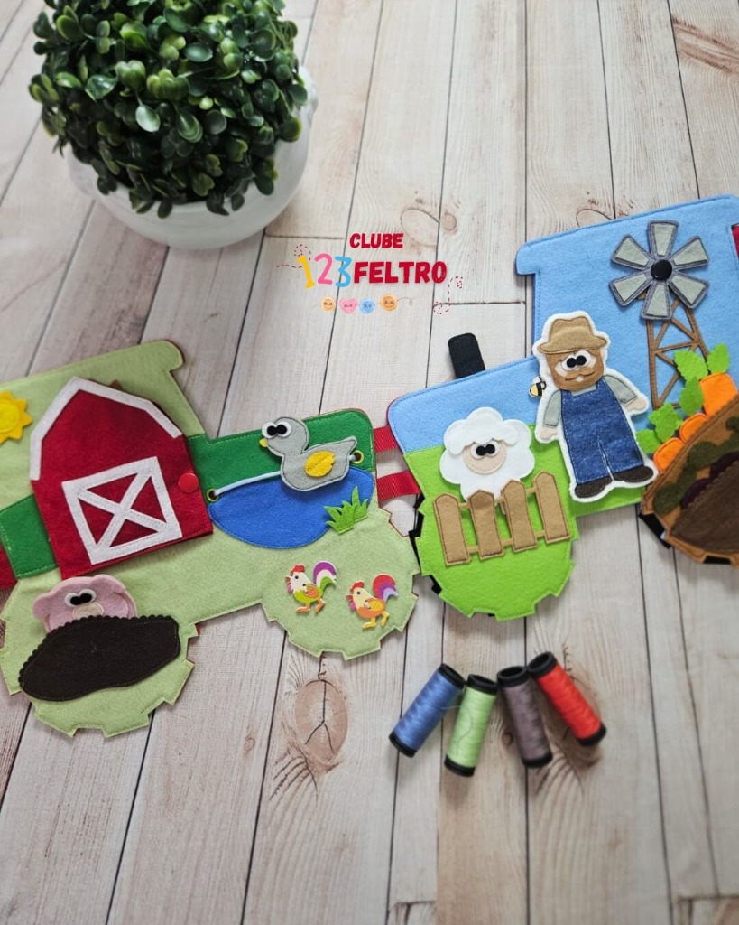 Quiet Book: Mini Fazendinha